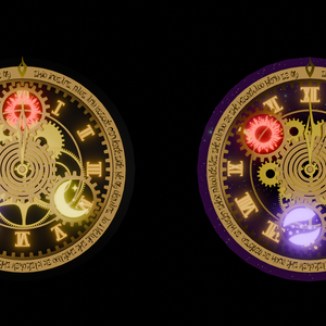 【Blender】　時魔法陣エフェクト　Time magic circle effect