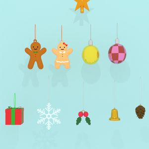 【Blender】 クリスマスオーナメントセット　christmas ornament set 【VRChat】
