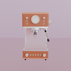 【Blender】かわいいエスプレッソマシン kawaii espresso machine【VRChat】