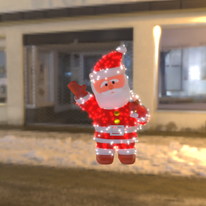 【Blender】サンタクロースのイルミネーション Santa Claus illumination【VRChat】