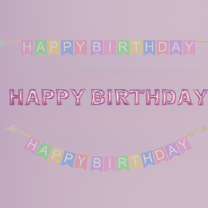 【Blender】誕生日のガーランド Birthday Garland【VRChat】