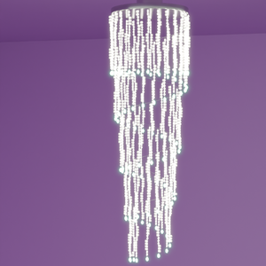 【Blender】スパイラルシャンデリア Spiral Chandelier【VRChat】