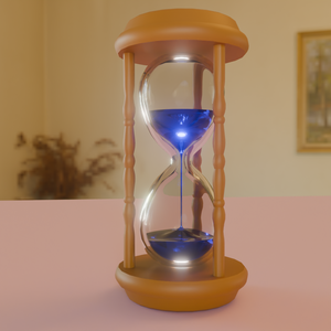 【Blender】砂時計ライト hourglass light【VRChat】