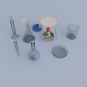 【Blender】理科の実験セット 13種 science experiment set【VRChat】