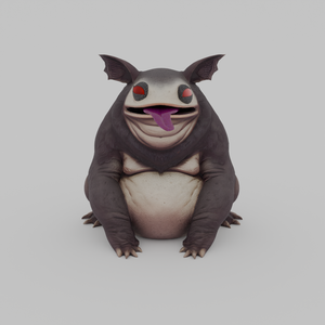 【Blender】異形の旧支配者 ツァトゥグァ Great Old Ones Tsathoggua