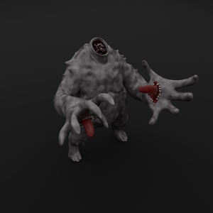 【Blender】汚すもの イゴーロナク The defiler Y'golonac