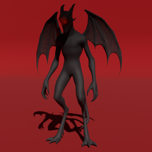 【Blender】夜鬼ナイトゴーント Night Demon Night-gaunts