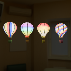 【Blender】気球の間接照明 Indirect lighting for balloons