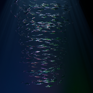 【Blender】 メタルイワシのトルネード Metal Sardine's tornado