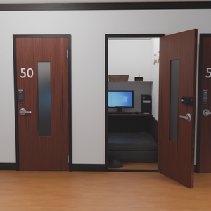【Blender】 ネットカフェの個室  Internet cafe private room