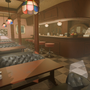 [Blender] Traditional Japanese Coffee Shop (Retro Cafe)