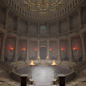 【Blender】 古代の室内闘技場　Ancient indoor arena