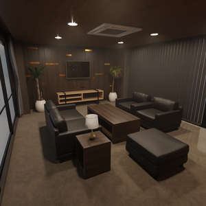 【Blender】モダン応接室　Modern Reception Room