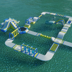 【Blender】 海上アスレチック - Marine Athletic Island
