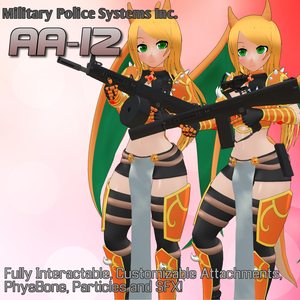 AA-12 Shotgun | PhysBones / Gesture controlled