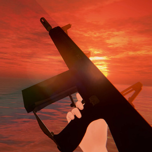 AA-12 Shotgun | PhysBones / Gesture controlled 缩略图 2