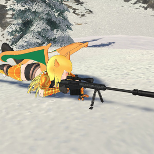 Barrett M107 AMR (Modular Avatar) | PhysBones / Gesture controlled 缩略图 8