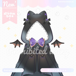 【Vtuberさん向け】Halloween Devil Cat ✦ Free