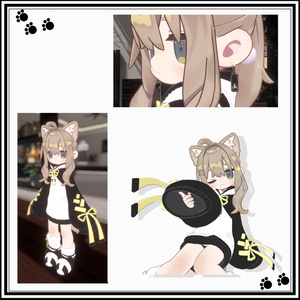 【キプフェル対応】だぼパンダパーカー+ポニテ 缩略图 6