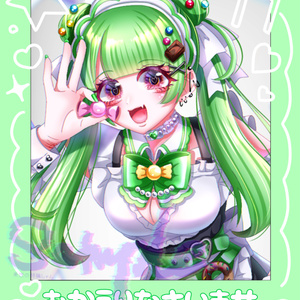 💚チェキ風シール