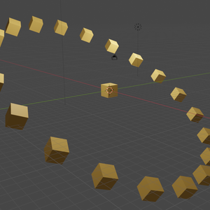【BlenderAddon】Circular Arrange(円形配置アドオン)