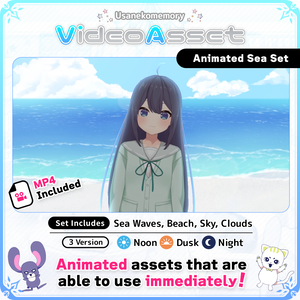 Animated Sea Set【Vtuber's Video Asset】