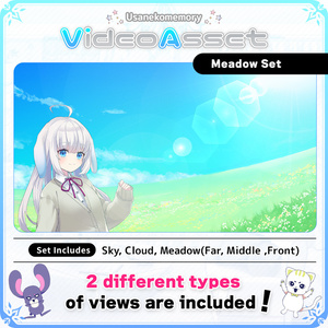 Meadow Set【Vtuber's Video Asset】