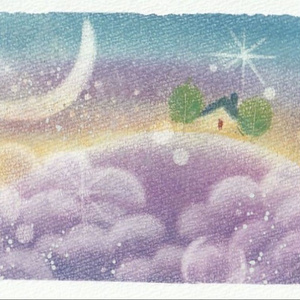 pastel, traditional, sea / 【星降る海】 - pixiv
