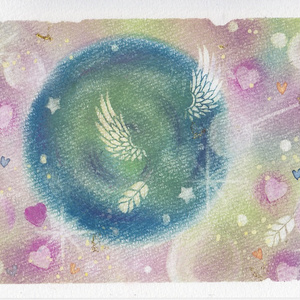 水彩原画】シャチ 227×158mm - mf-artworks - BOOTH