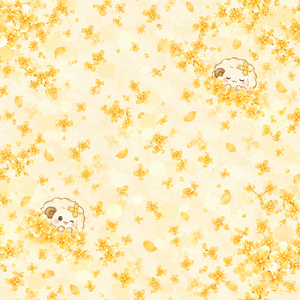 lilyatelier〜秋の金木犀＆楓 デザインペーパー10枚セット〜