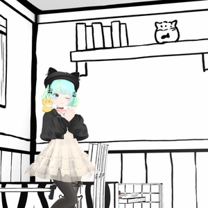 ▣Warudo Pro▣ 2D Toon Cafe 缩略图 11