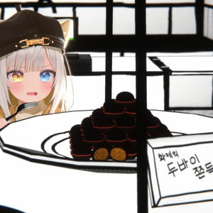 ▣Warudo Pro▣ 2D Toon Cafe 缩略图 8