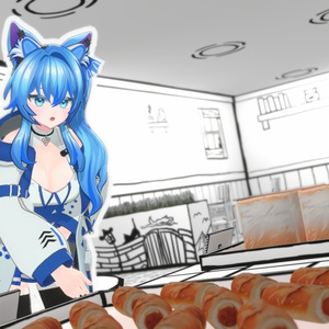 ▣Warudo Pro▣ 2D Toon Cafe 缩略图 22