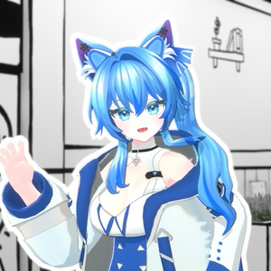 ▣Warudo Pro▣ 2D Toon Cafe 缩略图 20