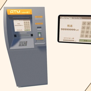 UdonChipsを引き出すワールドギミック【ATM・操作タブレット付き】 缩略图 4