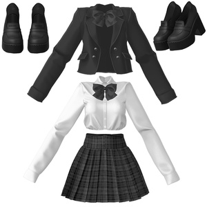 [8対応] Classic School Uniform Remake [VRChat] 缩略图 2