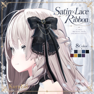 Satin×Lace Ribbon【サテン×レースリボン 】