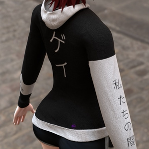 cat hoodie 缩略图 2