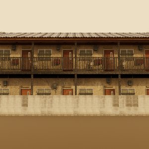 アパート(昭和風)_apartment