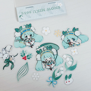 雪ミク2025～Crystal～】アクリルキーホルダー - ゆにぃ - BOOTH