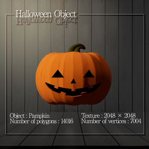 【3Dモデル】ハロウィンかぼちゃ【VRChat向け】 缩略图 2