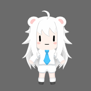 Vroid Chibi base model (free to use co copy)