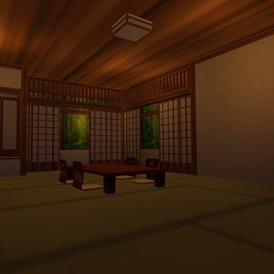 【VRChat向け】和室 旅館Type-A 缩略图 5