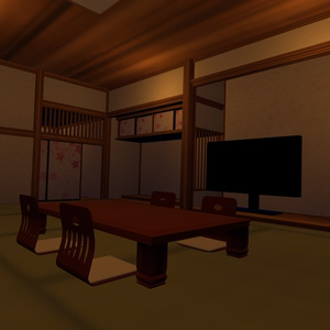 【VRChat向け】和室 旅館Type-A 缩略图 4
