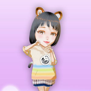 【VRM】耳毛のかわいいネコミミアバター