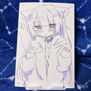 오리 캐릭터 엽서