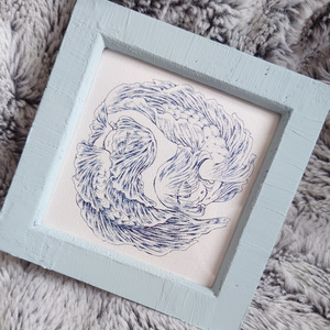 Original drawing "Spinning"