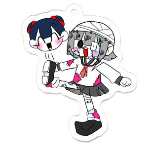 クビキリちゃんとゾンビちゃんアクキー