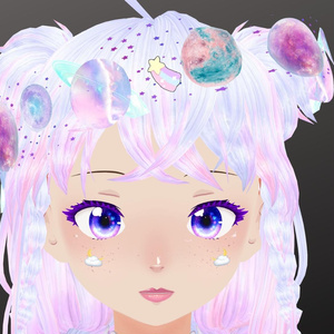 Hana- 3D ギャラクシーキャラクター VRM Galaxy Girl VRM Model