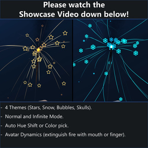 Sparkler w/ Avatar Dynamics for VRChat [VRチャット, アバターダイナミクス, 花火,  新年, パーティー] 缩略图 2